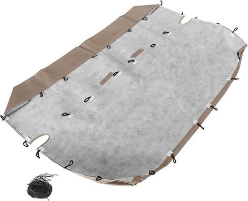 تغطية مقعد الشاحنة الكاملة الحجم الكامل ل Ford for Chevy لشاحنات Dodge ذات الحجم الكامل (Pu Leather ، Beige Deluxe) in Saudi Arabia