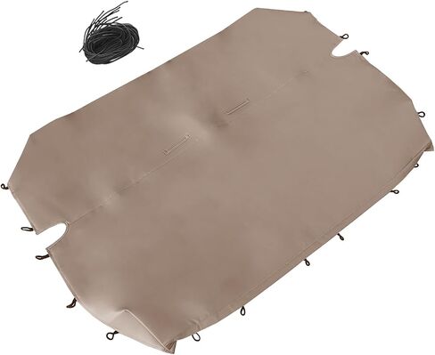 تغطية مقعد الشاحنة الكاملة الحجم الكامل ل Ford for Chevy لشاحنات Dodge ذات الحجم الكامل (Pu Leather ، Beige Deluxe) in Saudi Arabia