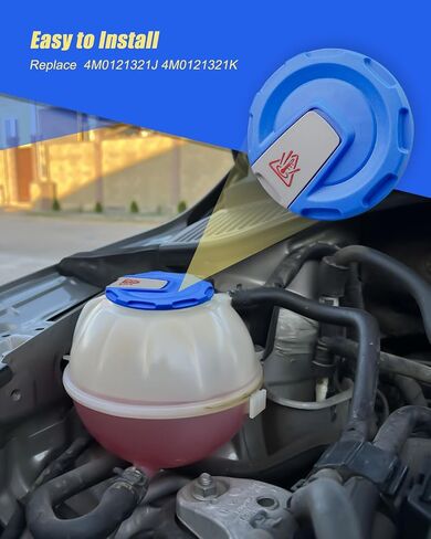 تغطية خزان Coolant Reservoir Cap Cap Cover Cover لـ Audi A4 A5 A6 A7 A8L S4 S5 Q7 Q8 Q8 RS4 RS5 VW Toug & Porsche ، CAP antifreze استبدال 4M0121321J 4M0121321K in Saudi Arabia