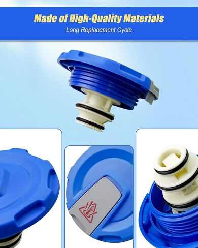 تغطية خزان Coolant Reservoir Cap Cap Cover Cover لـ Audi A4 A5 A6 A7 A8L S4 S5 Q7 Q8 Q8 RS4 RS5 VW Toug & Porsche ، CAP antifreze استبدال 4M0121321J 4M0121321K in Saudi Arabia