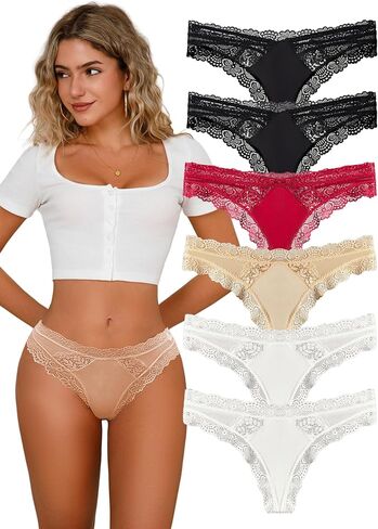 Thong Underwear Women Thong Panties Black G String No Show Breathable Invisible Ladies Micro Panty in Kuwait