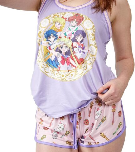 BioWorld Sailor Moon Sailor Sailor Sailor Women's Racer Tank & Dolphin Seats Set in Saudi Arabia