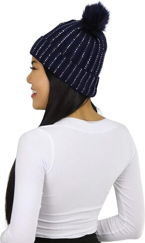 ToBeInStyle Women's Pack of 6 Acrylic Assorted Knit Warm Beanie & Visor Hats in Kuwait