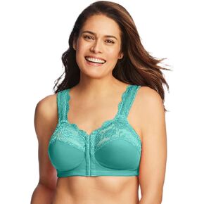 Comfort Choice Women's Plus Front Front Front Wireless Gel Bra Bra in Kuwait