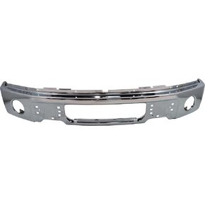 Garage-Pro Front Bumper Compatible with 2009-2014 Ford F-150 Face Bar, Chrome, with Fog Light Holes in Saudi Arabia