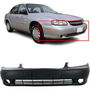 FitParts Compatible With Front Bumper Cover 1997-2005 Chevy Malibu and Classic Base LS LT Sedan 97-05. New, Primed With Fog Light Holes. GM1000540 12463112 1998 1999 2000 2001 2002 2003 2004 in Saudi Arabia