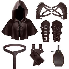 6 أجهزة كمبيوتر ملحقات فارس في العصور الوسطى عصر النهضة فايكنغ حزام البوتش برايس براكز سيف الضفدع in Kuwait