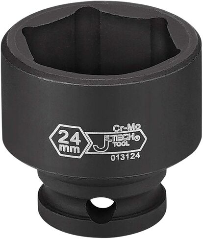 Jetech 3/8 Inch Drive 7mm Standard Impact Socket, Made with Chrome Molybdenum Alloy Steel, Heat Treated, 6-Point Design, Metric in Saudi Arabia