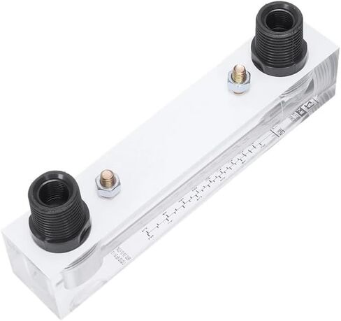 2 Pcs Panel Type Flow Meter : 1 Pcs 0.5-5 GPM 2-18 LPM Water Flow Panel Mount Type & 1 Pcs Black Adjustable Knob 0.1-1 in Saudi Arabia