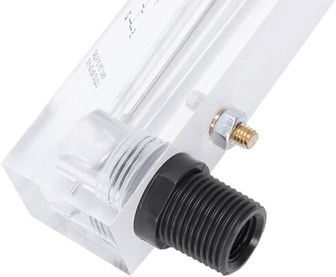 2 Pcs Panel Type Flow Meter : 1 Pcs 0.5-5 GPM 2-18 LPM Water Flow Panel Mount Type & 1 Pcs Black Adjustable Knob 0.1-1 in Saudi Arabia