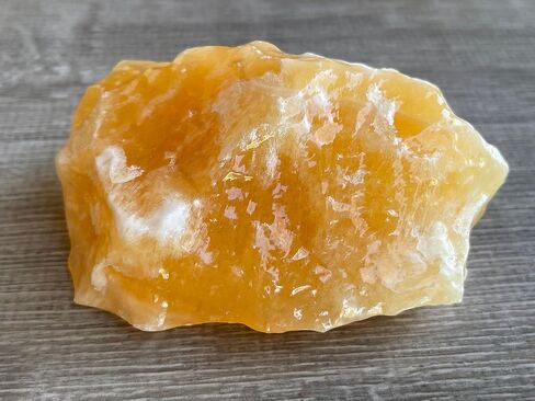 Extra Large Orange Calcite Rough Natural Stones, Jumbo Raw Calcite Orange Crystals (2-3 Pounds) in Kuwait