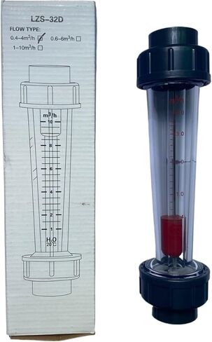 BSPP LZS-32 مفتاح روتامتر ماء مفتاح التدفق السائل DN32 400-4000L/H ، 600-6000L/H 288mm (0.4-4M3H) in Saudi Arabia