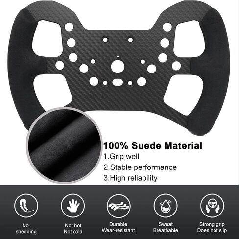 12-Inch (305mm) Carbon Fiber Lightweight Non-Destructive Replacement for PXN V99 undamaged Steering Wheel;Force feedback Pre-drilled holes For PXN V99 (Lightweight-PXN V99) in Saudi Arabia