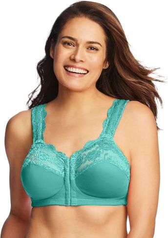 Comfort Choice Women's Plus Front Front Front Wireless Gel Bra Bra in Kuwait