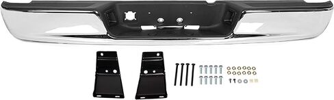 EcoTric Bear Step Pumper Assembly متوافق مع 2002-2009 Dodge RAM 1500 2500 3500 CH1103111 CH1103108 55077107AD 55077107AF W/LICK PLATE LIGHT STYLETSide Silver+Black in Saudi Arabia