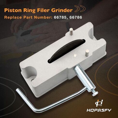 HQPASFY Manual Piston Ring Filer Grinder Tool 66785 with 120 Grit Grinding for Precision Ring Clearance Adjustment, Ideal for DIY Mechanics and Professional Use Replace# 66785 66786 in Saudi Arabia