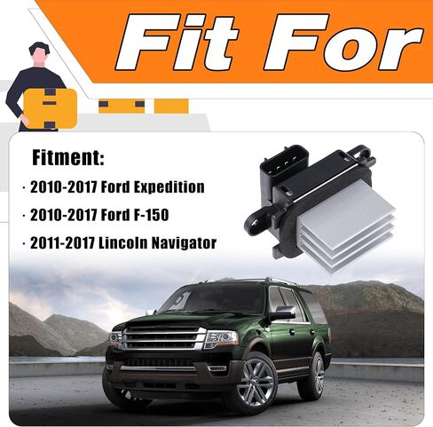 HVAC Blower Motor Resistor AC Blower Control Module with WPT688 Connector Wire Harness Fit for Ford Expedition 2010-2017 F-150 2010-2014 Lincoln Navigator 2011-2017, Replaces＃BL3Z-19E624-A in Saudi Arabia