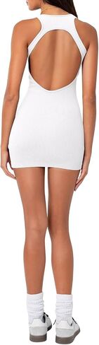 Laslulu Womens Bodycon Mini Dress Builless Build في حمالة صدرية غير رسمية in Kuwait