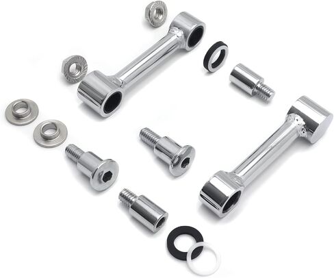 Httmt- chrome Frend Fender Mount Bracket Kits متوافقة مع H-D 93-06 Softail Springer FXSTS [P/N: TGHD-HAD047-CD] in Saudi Arabia