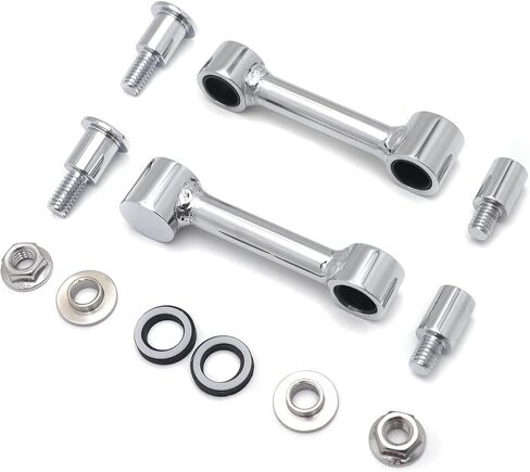 Httmt- chrome Frend Fender Mount Bracket Kits متوافقة مع H-D 93-06 Softail Springer FXSTS [P/N: TGHD-HAD047-CD] in Saudi Arabia