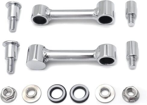Httmt- chrome Frend Fender Mount Bracket Kits متوافقة مع H-D 93-06 Softail Springer FXSTS [P/N: TGHD-HAD047-CD] in Saudi Arabia