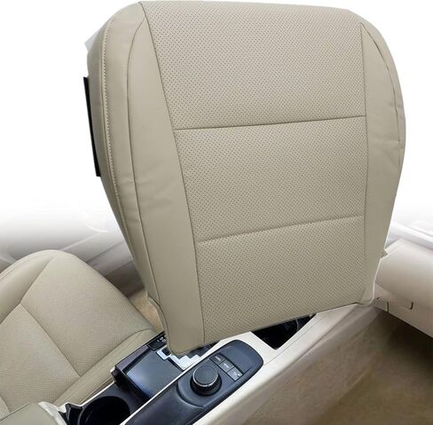 NLQR Front Driver Side Bottom, Perforated Replacement Seat Cover Black Compatible with Lexus ES300h ES350 Hybrid Gas 2013-2018 in Kuwait