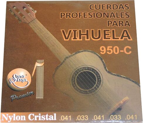 Sonatina Professional Vihuela Strings Model 940-T (Full Set of 5) Titanium Nylon (Titanio) in Saudi Arabia