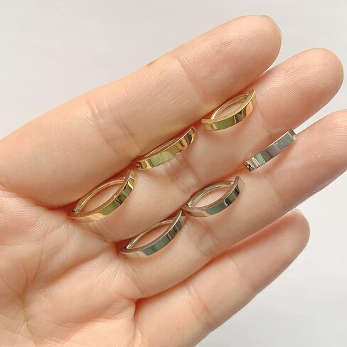 G23 Titanium & Stainless Steel Belly Button Rings 14G/16G Clicker Barbells Body Piercing Navel Jewelry in Kuwait