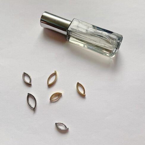 G23 Titanium & Stainless Steel Belly Button Rings 14G/16G Clicker Barbells Body Piercing Navel Jewelry in Kuwait