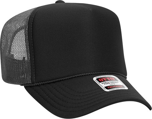 OTTO Cap 5 Panel High Crown Mesh Back Trucker Hat | Bulk Packs in Saudi Arabia