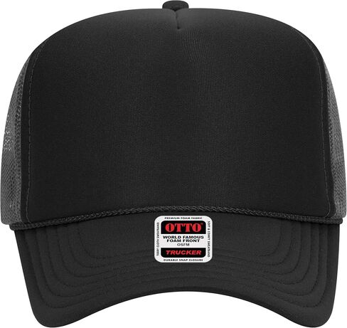 OTTO Cap 5 Panel High Crown Mesh Back Trucker Hat | Bulk Packs in Saudi Arabia