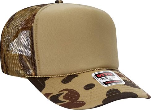 OTTO Cap 5 Panel High Crown Mesh Back Trucker Hat | Bulk Packs in Saudi Arabia
