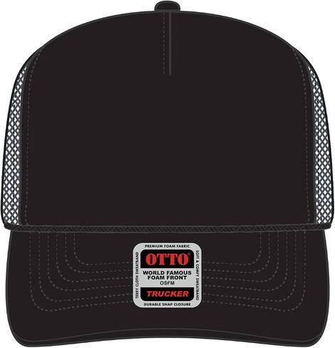OTTO Cap 5 Panel High Crown Mesh Back Trucker Hat | Bulk Packs in Saudi Arabia