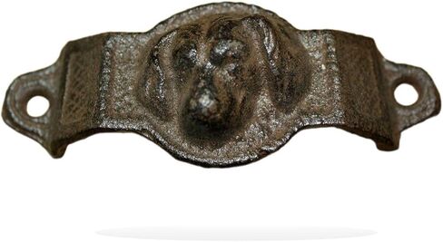 2 Cast Iron Antique Victorian Style Dog Drawer Pull Barn Handle Door Handles XLR-935 Farmhouse Home Wall Desk Office Home Decor Hanging Decorations in Saudi Arabia