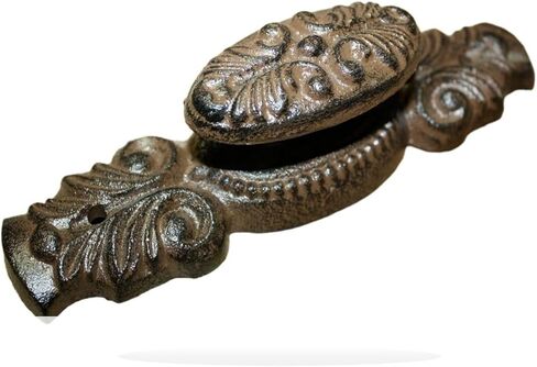 4 Cast Iron Antique Victorian Style Oval Drawer Pull Barn Handle Door Handles XLR-90 Farmhouse Home Wall Desk Office Home Decor Hanging Decorations in Saudi Arabia