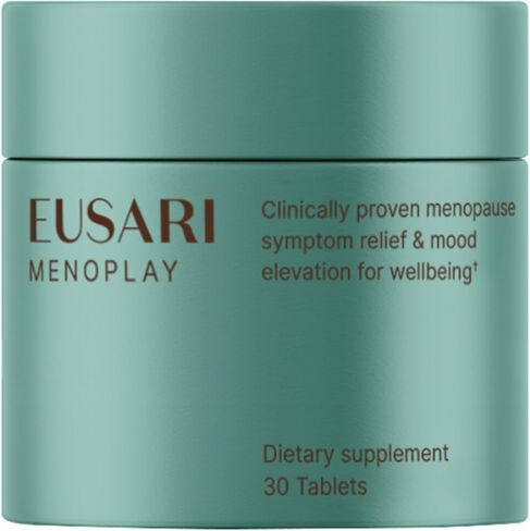 MenoPlay - Hormone-Free Menopause Symptom Relief and Mood Booster Supplement for Women - with Resequo® (Equol+Resveratrol), Black Cohosh, and Premium Quality Saffron - 30 Tablets in Saudi Arabia