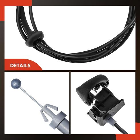 A-Premium Front Latch Cable مع مقبض متوافق مع Ford Taurus 1996-2007 & Mercury Sable 1996-2005 ، 80.9 Inch in Saudi Arabia