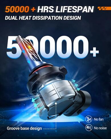 SEALIGHT F1A Series 5202 LED Fog Light Bulbs, 10000LM 5201/5202 Fog Light Bulbs 600% Super Brightness 6000K Cool White PS19W/PS24W /9009 Fog Lights, Non-polarity, Pack of 2 in Saudi Arabia