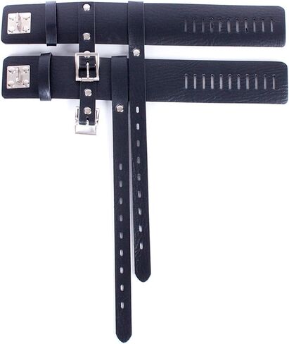 Leather Locking Cuffs Cosplay Dress-Up Women High-Heeled Binding Belts Club Performance Costume Accessory | Perfect for Themes Parties in Saudi Arabia