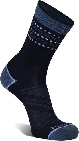 FoxRiver Womens Hike Long Trail Lightweight Crew Socks, MD, Grey in Saudi Arabia