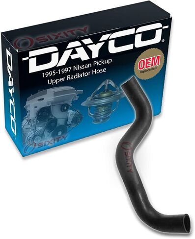 Dayco Upper Radiator Coolant Hose compatible with Nissan Pickup 2.4L L4 1995-1997 in Saudi Arabia