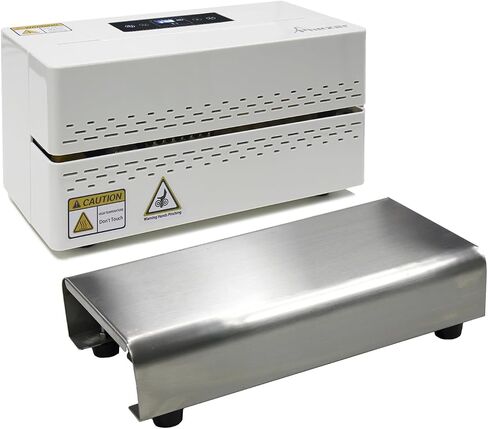 Continuous Heat Sealing Machine for Plastic and Poly Bags, with Digital Temperature Control, Lightweight Horizontal Bag Sealer for Food Storage, Kitchen, Bakery, Snacks Packaging in Saudi Arabia