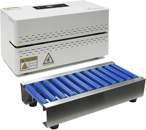 Continuous Heat Sealing Machine for Plastic and Poly Bags, with Digital Temperature Control, Lightweight Horizontal Bag Sealer for Food Storage, Kitchen, Bakery, Snacks Packaging in Saudi Arabia