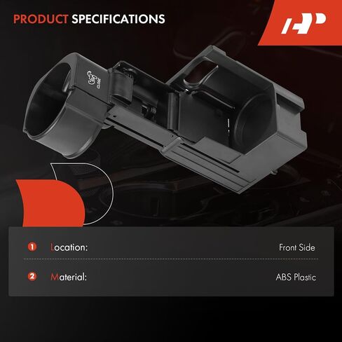 A-Premium Cup Holder متوافق مع Mercedes-Benz E280 2007 ، E300 2008-2009 ، E320 2003-2009 ، E350 2006-2009 ، E500/E55 AMG 2003-2006 ، E550/E63 AMG 2007 ، CLS55 AMG ، CLS550 ، in Saudi Arabia