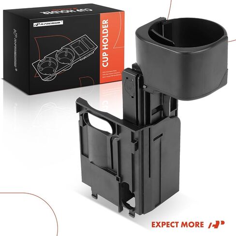 A-Premium Cup Holder متوافق مع Mercedes-Benz E280 2007 ، E300 2008-2009 ، E320 2003-2009 ، E350 2006-2009 ، E500/E55 AMG 2003-2006 ، E550/E63 AMG 2007 ، CLS55 AMG ، CLS550 ، in Saudi Arabia