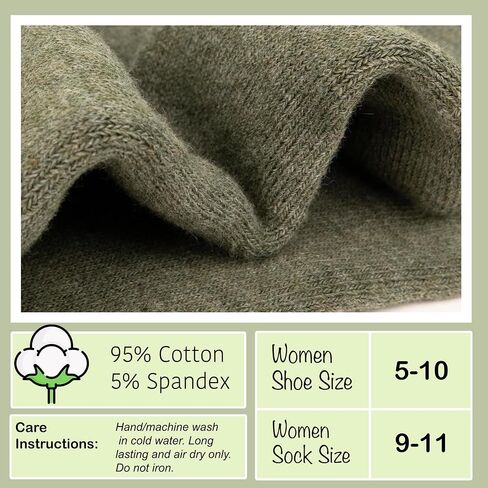 NevEND 6 Pairs Women's Mini Crew/Ankle Length Cut Cotton Calf Socks with Thick Cushioning for Girls in Saudi Arabia