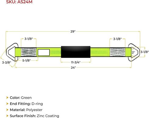 منتجات MyTee (4 حزمة) 24 "HD محور الأشرطة Car Railer Tower Truck Wrecker Wheel Tie أسفل حزام in Kuwait