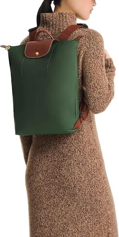 Longchamp Le Pliage Nylon Backpack (Black) in Kuwait