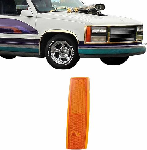 For 1988 1989 1990 1991 1992 1993 GMC Sierra Suburban Yukon Side Marker Light - Replaces Passenger Side of Marker Lights For GMC Sierra Suburban C1500 C2500 C3500 K1500 K2500 K3500 in Saudi Arabia