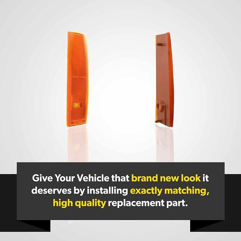 For 1988 1989 1990 1991 1992 1993 GMC Sierra Suburban Yukon Side Marker Light - Replaces Passenger Side of Marker Lights For GMC Sierra Suburban C1500 C2500 C3500 K1500 K2500 K3500 in Saudi Arabia